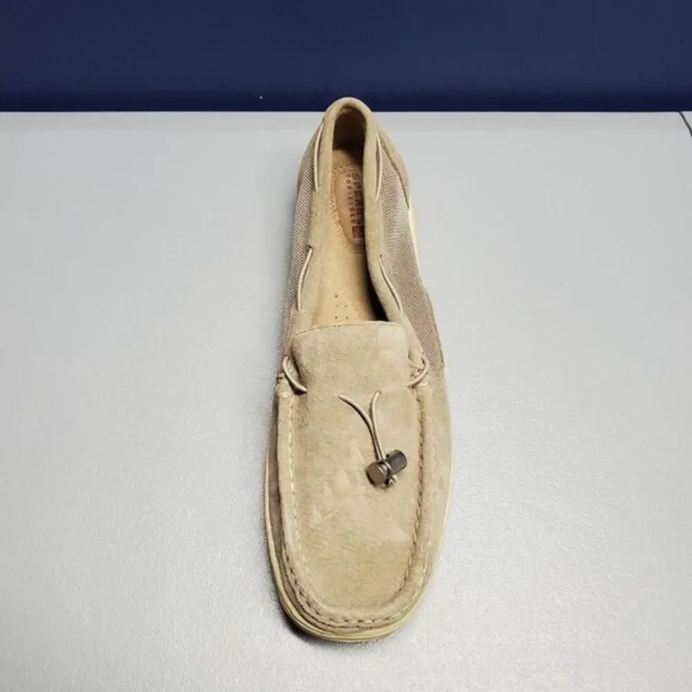 SPERRY Top Spider Nautical‎ Boat Shoes Womens Size 10 Gray Suede Slip On 9453333